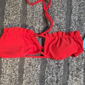 Sports Illustrated Swim Red Bikini Top